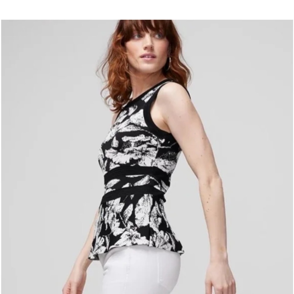 White House Black Market Women’s Jacquard Sweater Tank Size Small